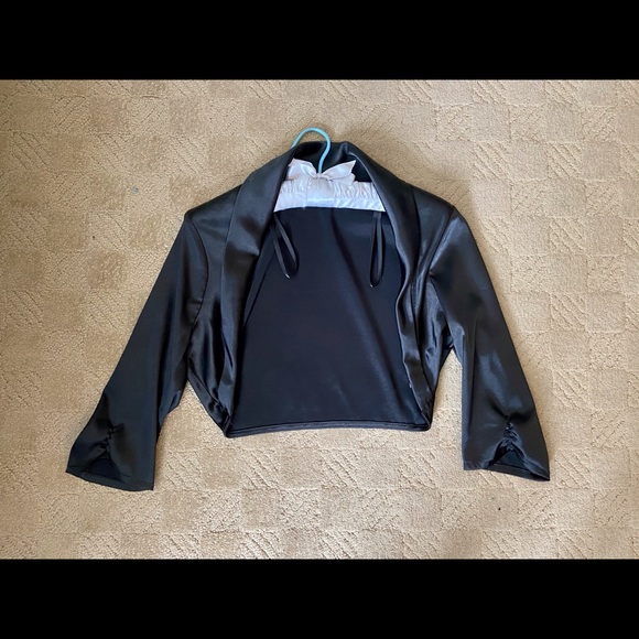 Black formal cover up jacket, size small, le chateau - Picture 1 of 3